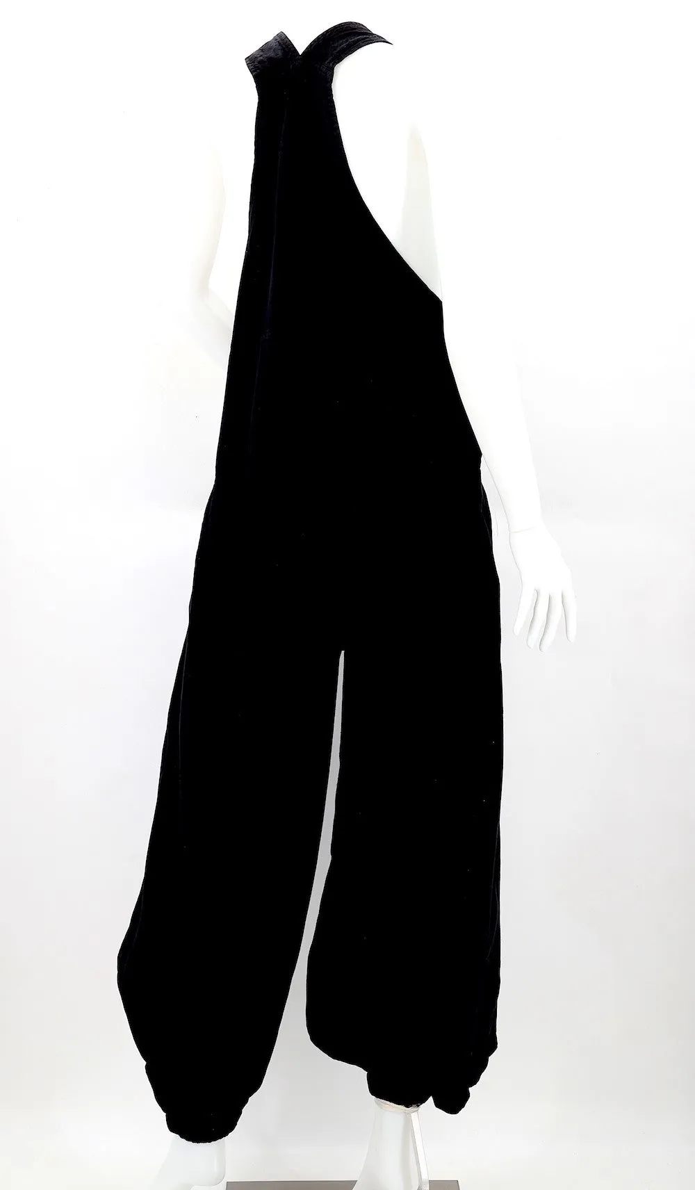 Overalls - Cotton Balloon Leg - Black