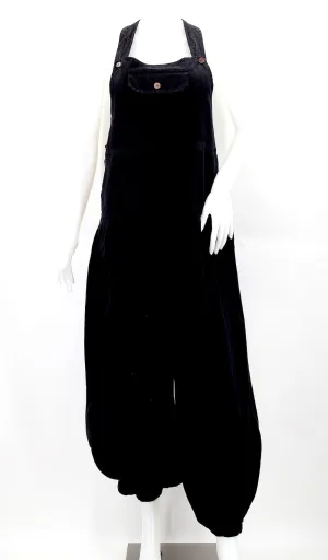 Overalls - Cotton Balloon Leg - Black