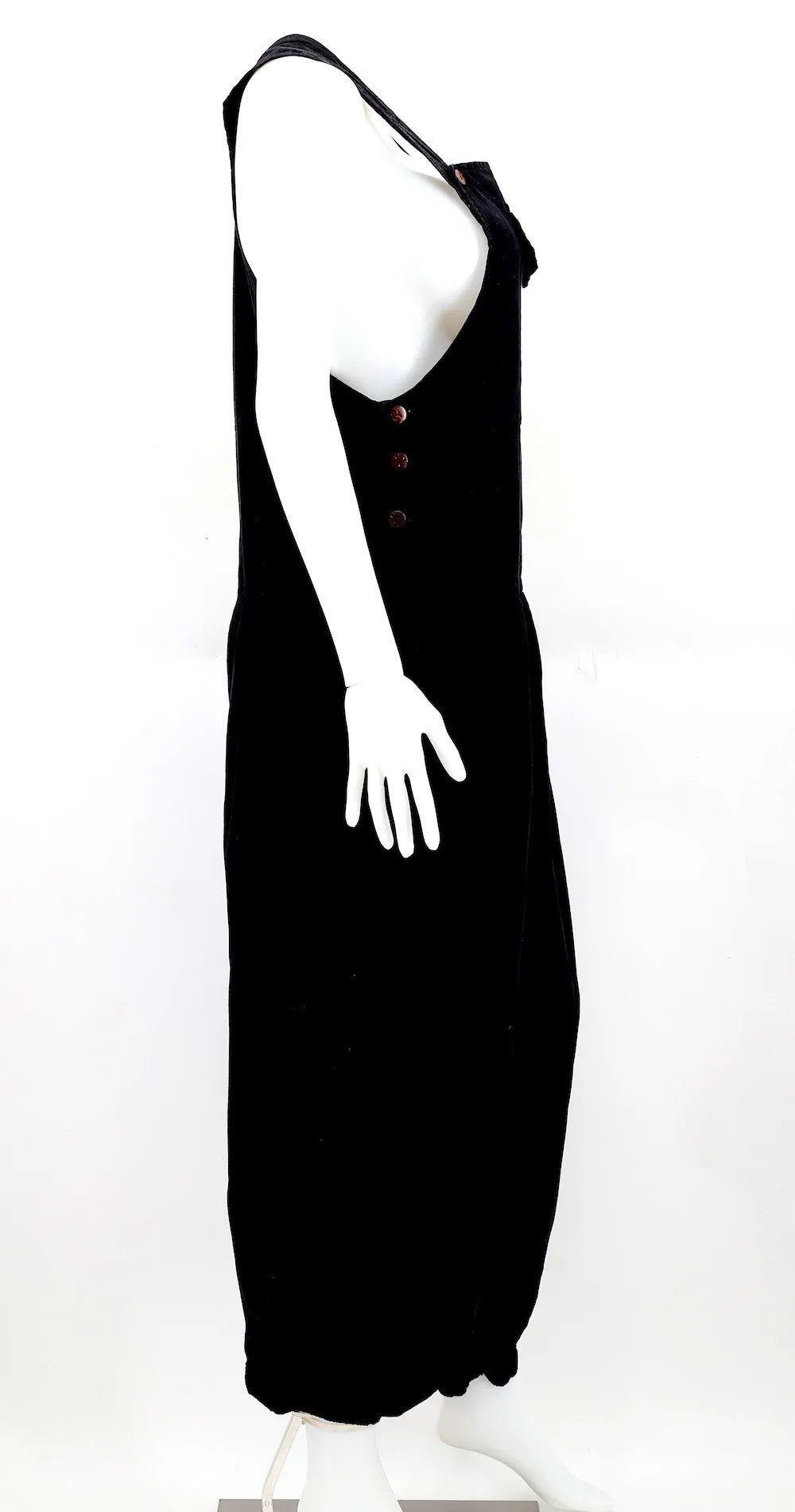 Overalls - Cotton Balloon Leg - Black