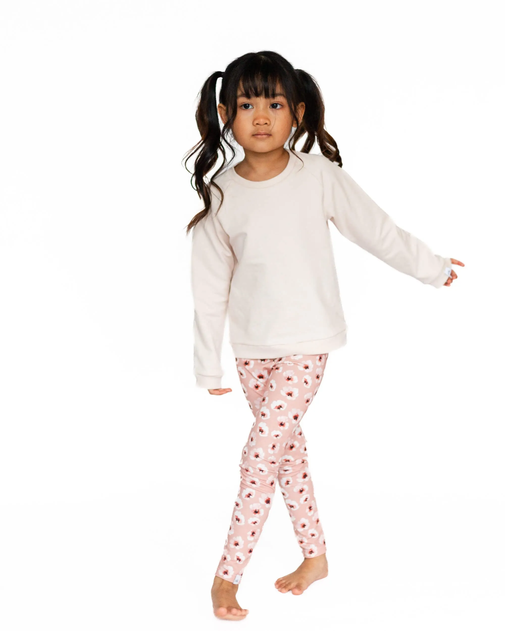 Print Leggings, Blushing Blossoms