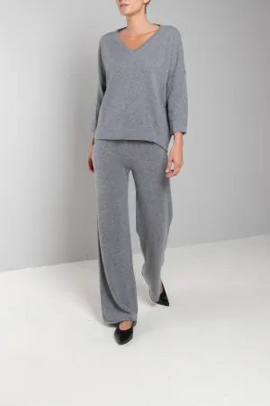 RECYCLED CASHMERE FULL PANT