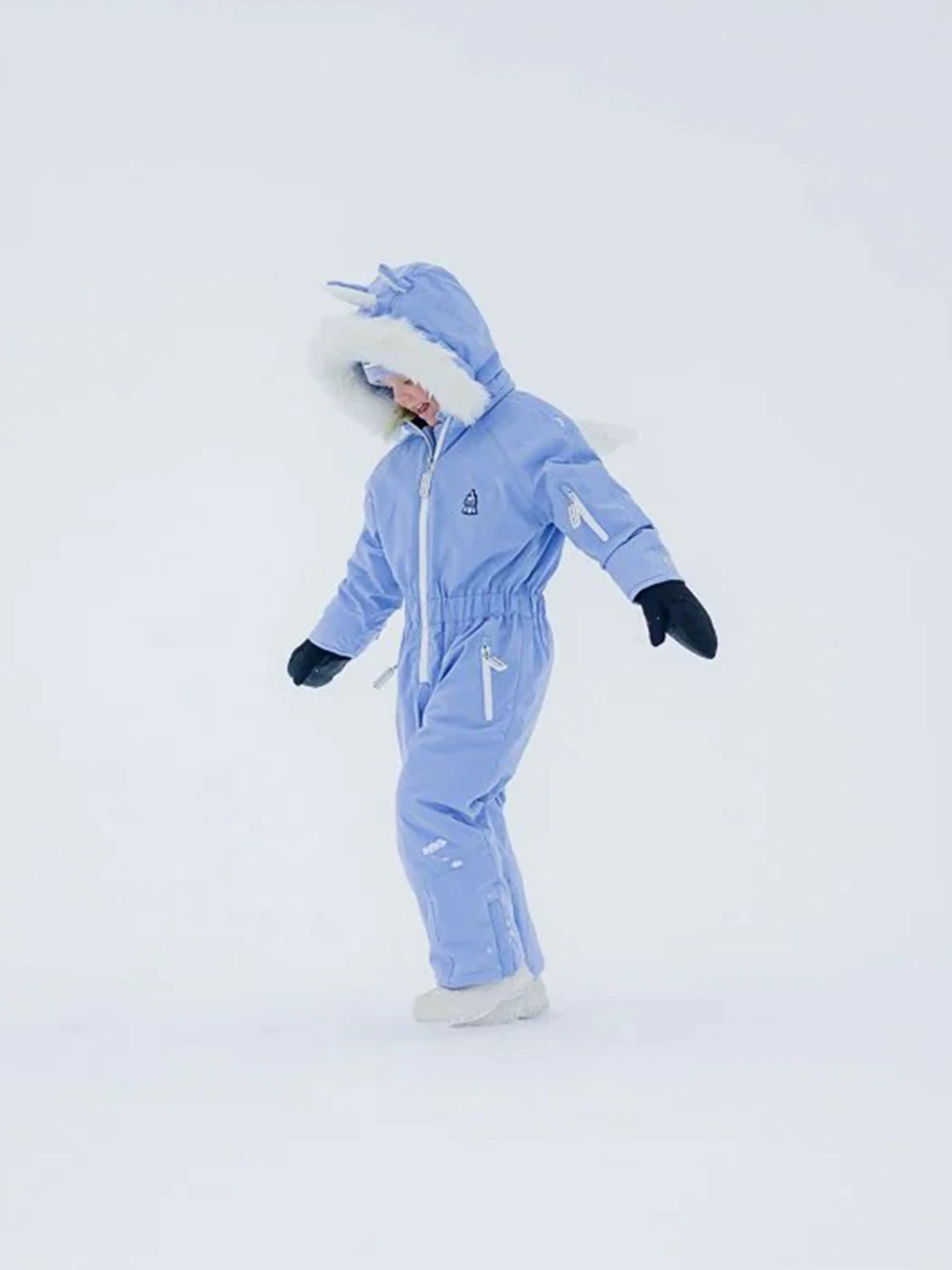 Roarsome Girls Sparkle The Unicorn Snowsuit in Purple