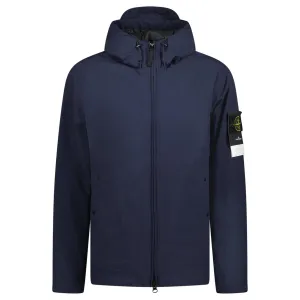 Stone Island Hooded Soft Shell R Jacket Navy