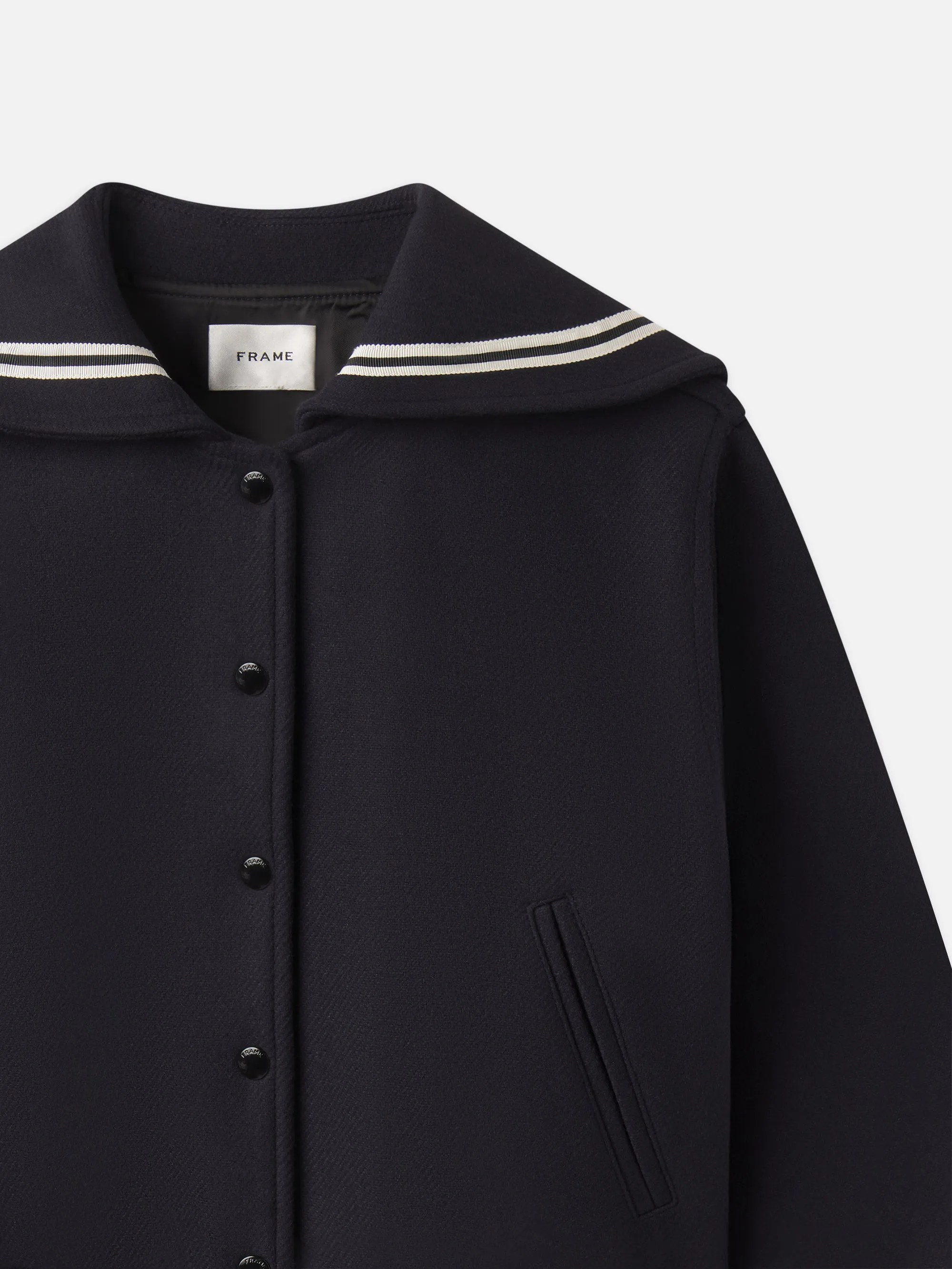 The Varsity Jacket -- Navy Multi
