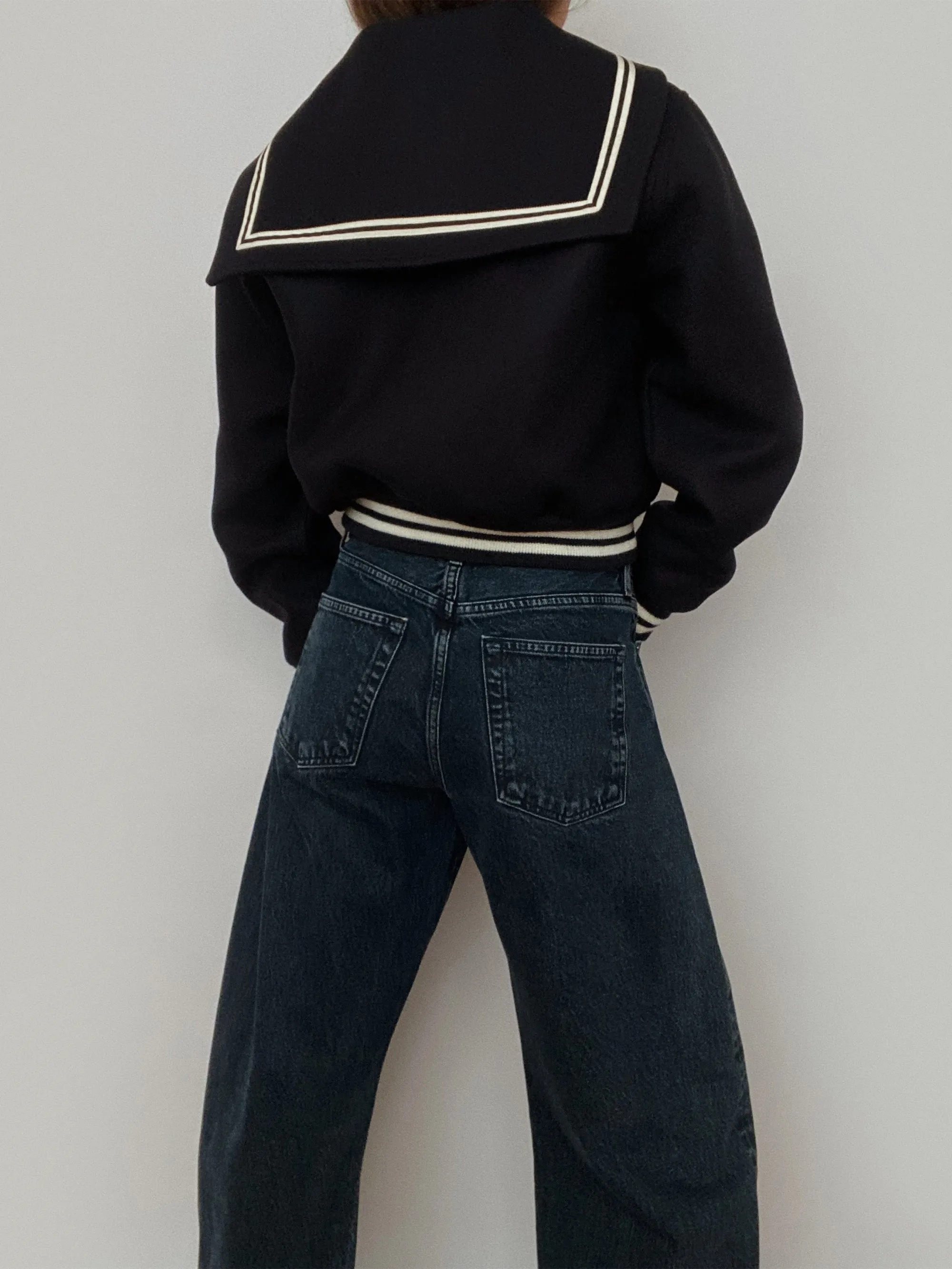 The Varsity Jacket -- Navy Multi