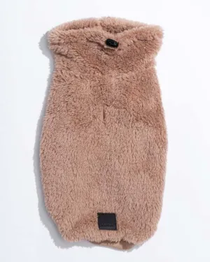Turtle Teddy Dog Fleece in Chai