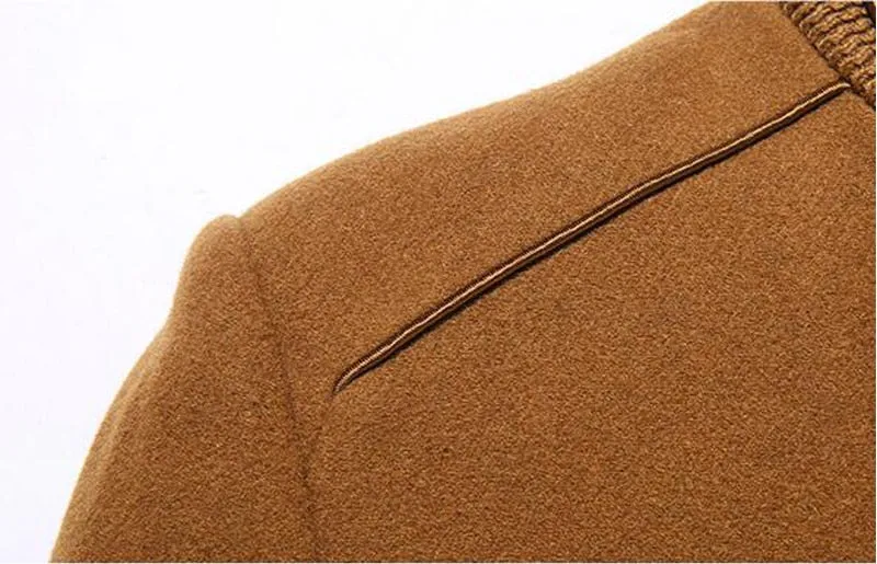 West Louis Wool Cashmere Detachable Scarf Coat