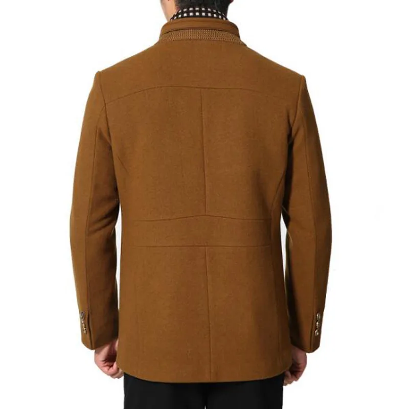 West Louis Wool Cashmere Detachable Scarf Coat