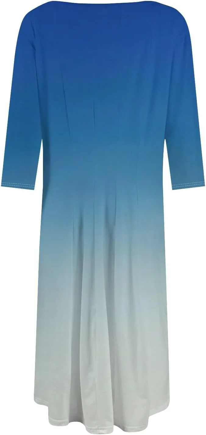 Women's A-Line Soft Dresses Midi Lightweight Breathable Sleevelesss Style Vacation Pockets Party Weddings Dress