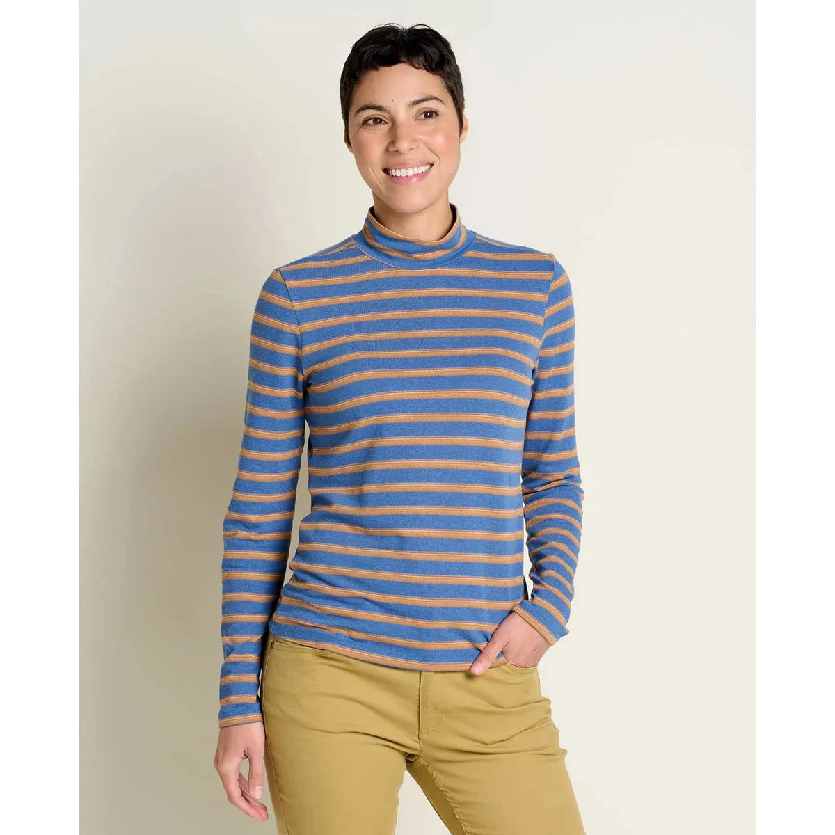 Women's Piru Mockneck Long Sleeve Tee